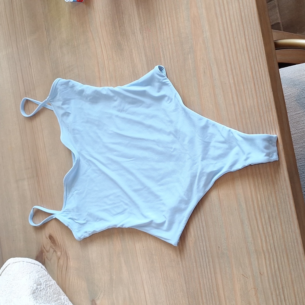 Light blue bodysuit